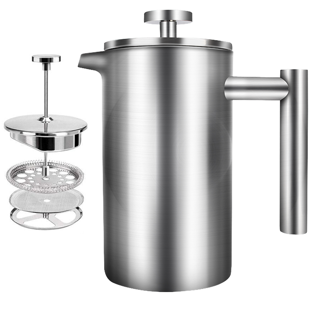 Coffee Equipment For Camping - Large Capacity French Press Coffee Maker
