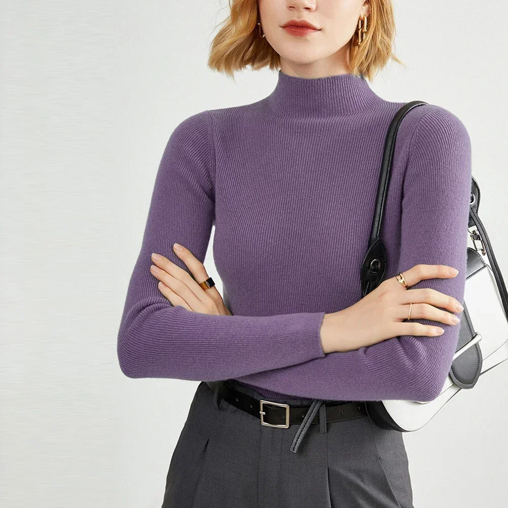 Long Sleeved Knitted Sweater G - Coffee X 评论和价格