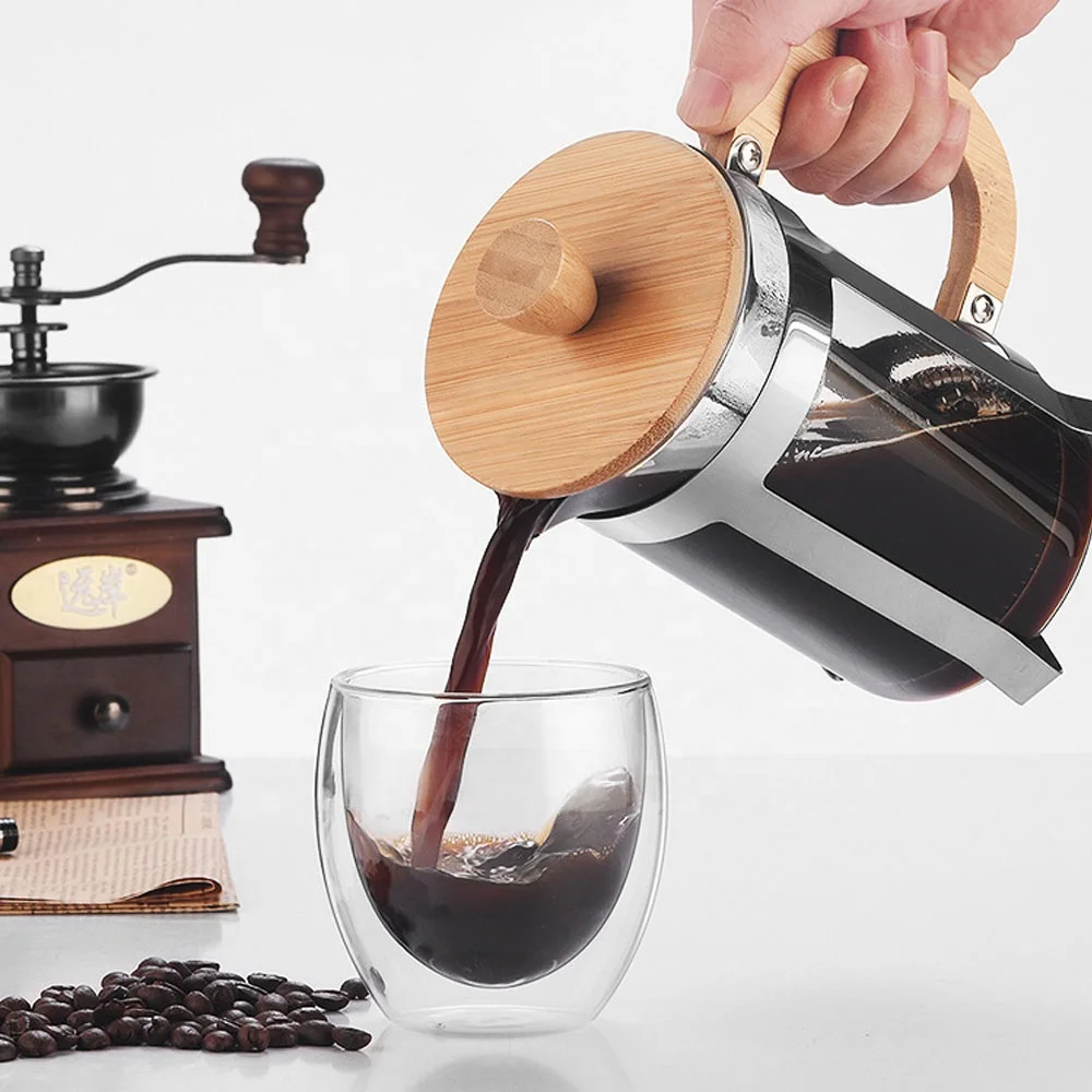 350/600ml Stainless Steel Pres - Coffee Equipment For Camping 评论和价格