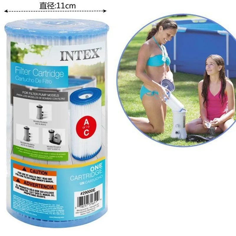 INTEX 26604 C530 Swimming Pool - Water Filter Cartridge 评论和价格