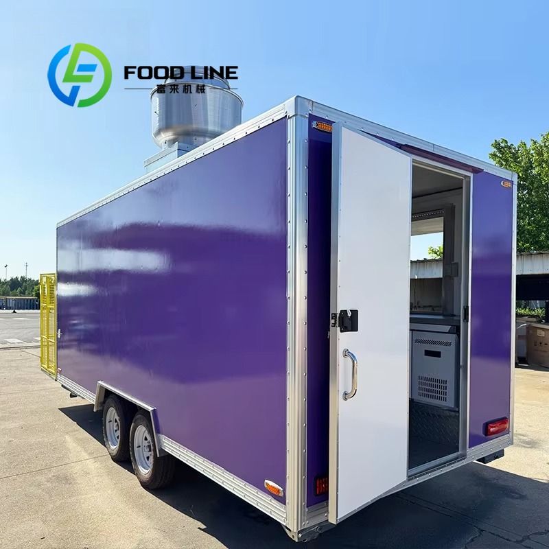 Custom Mobile Food Cart Traile - Coffee Van Equipment 评论和价格