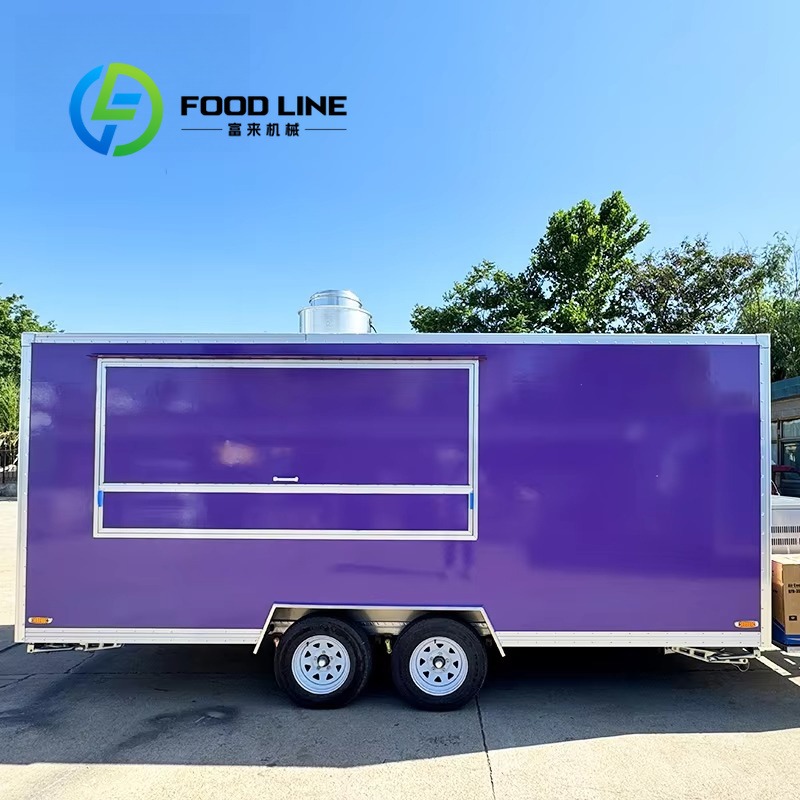 Custom Mobile Food Cart Traile - Coffee Van Equipment 评论和价格