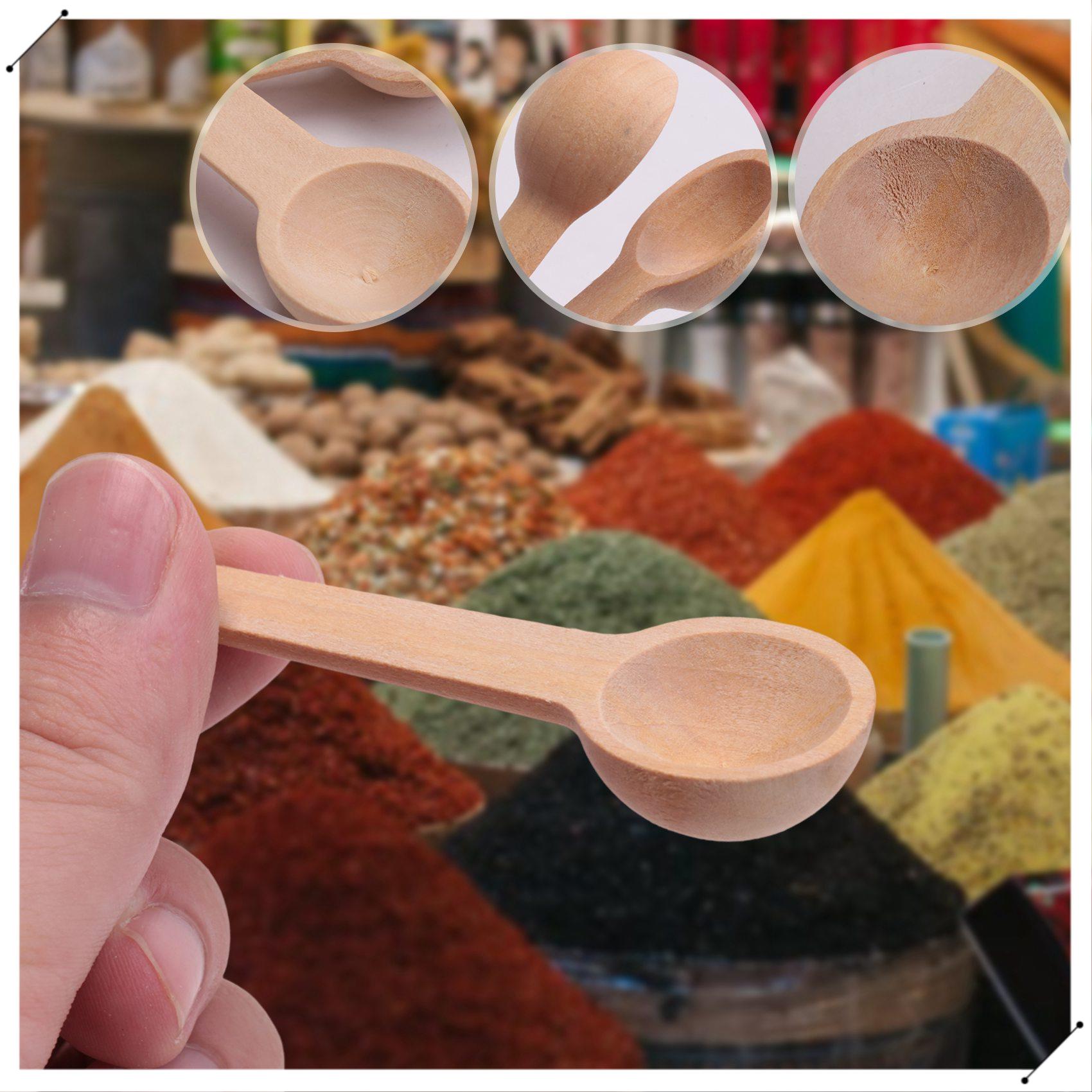 100 Pieces Mini Wooden Spoons  - Coffee Equipment And Tools 评论和价格