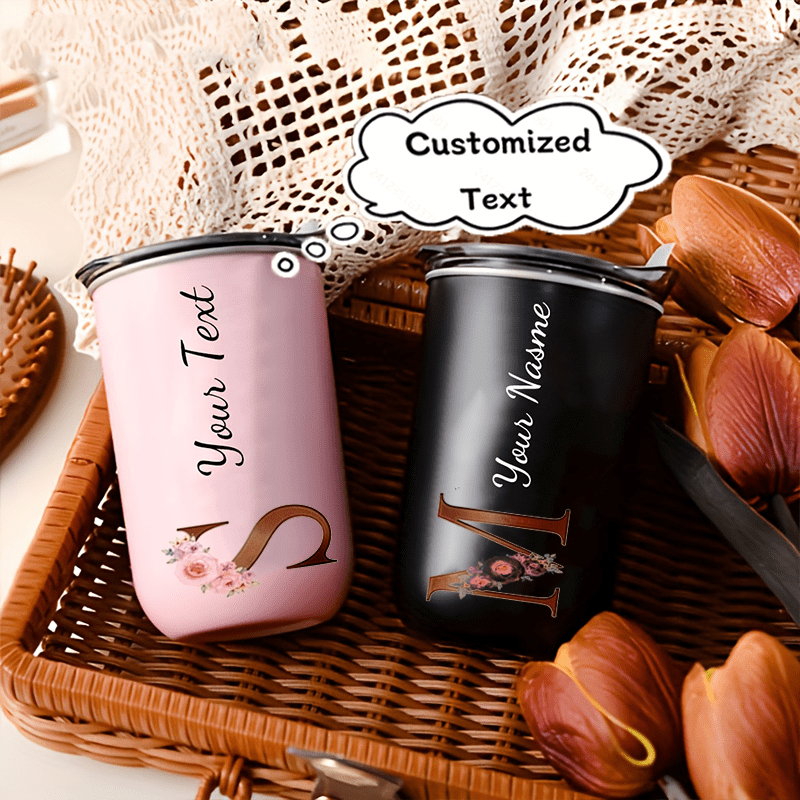 Custom Floral Monogram Initial - Coffee Equipment For Camping 评论和价格