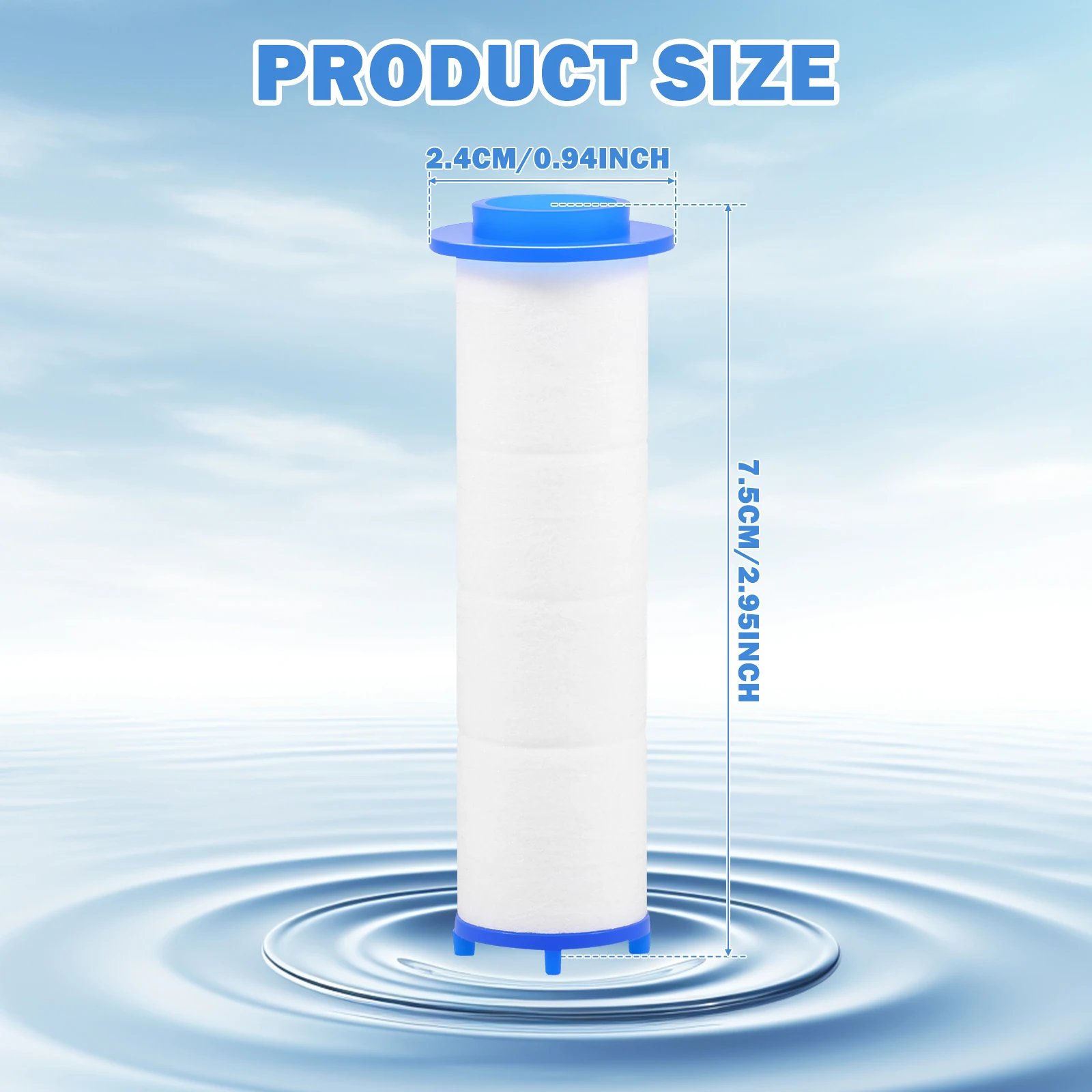 20Pcs Shower Head Filter PP Co - Water Filter Cartridge 评论和价格