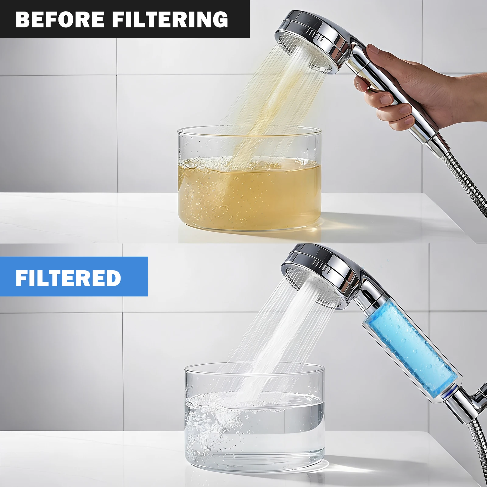 20Pcs Shower Head Filter PP Co - Water Filter Cartridge 评论和价格